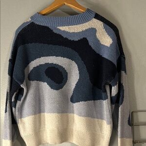 Abstract Patterned Sweater